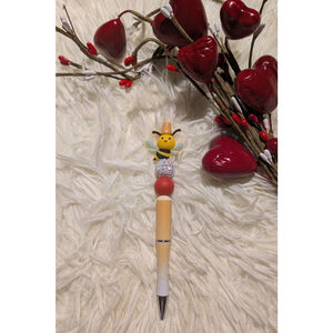 Unisex Bee Themed Pen Yellow/Red